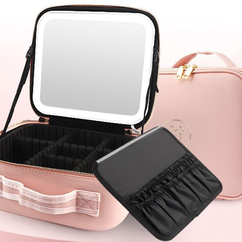 Organizador de Maquillaje con Espejo LED Éclat